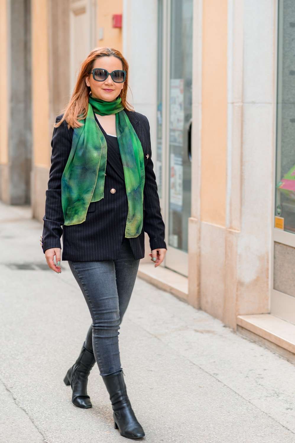 SVILENA ŠUMA <br> Unikatni Svileni Šal - Slika 3
