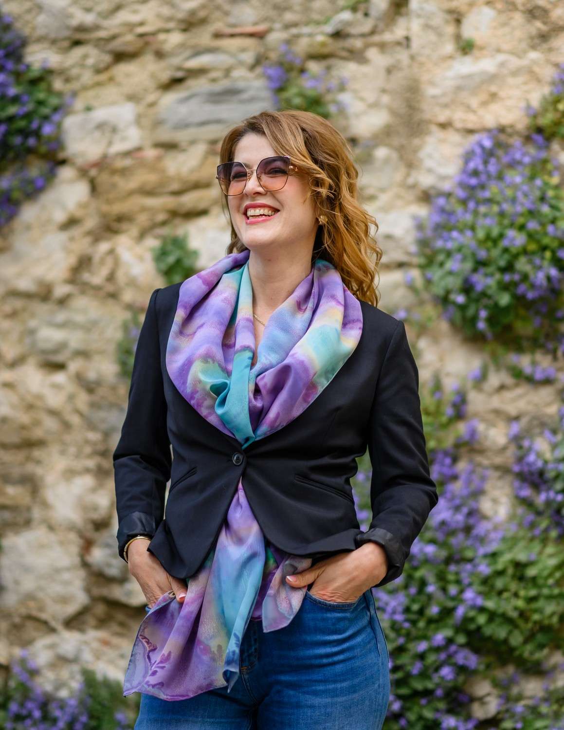 SOVEREIGN TENDERNESS <br> Unique Silk Shawls