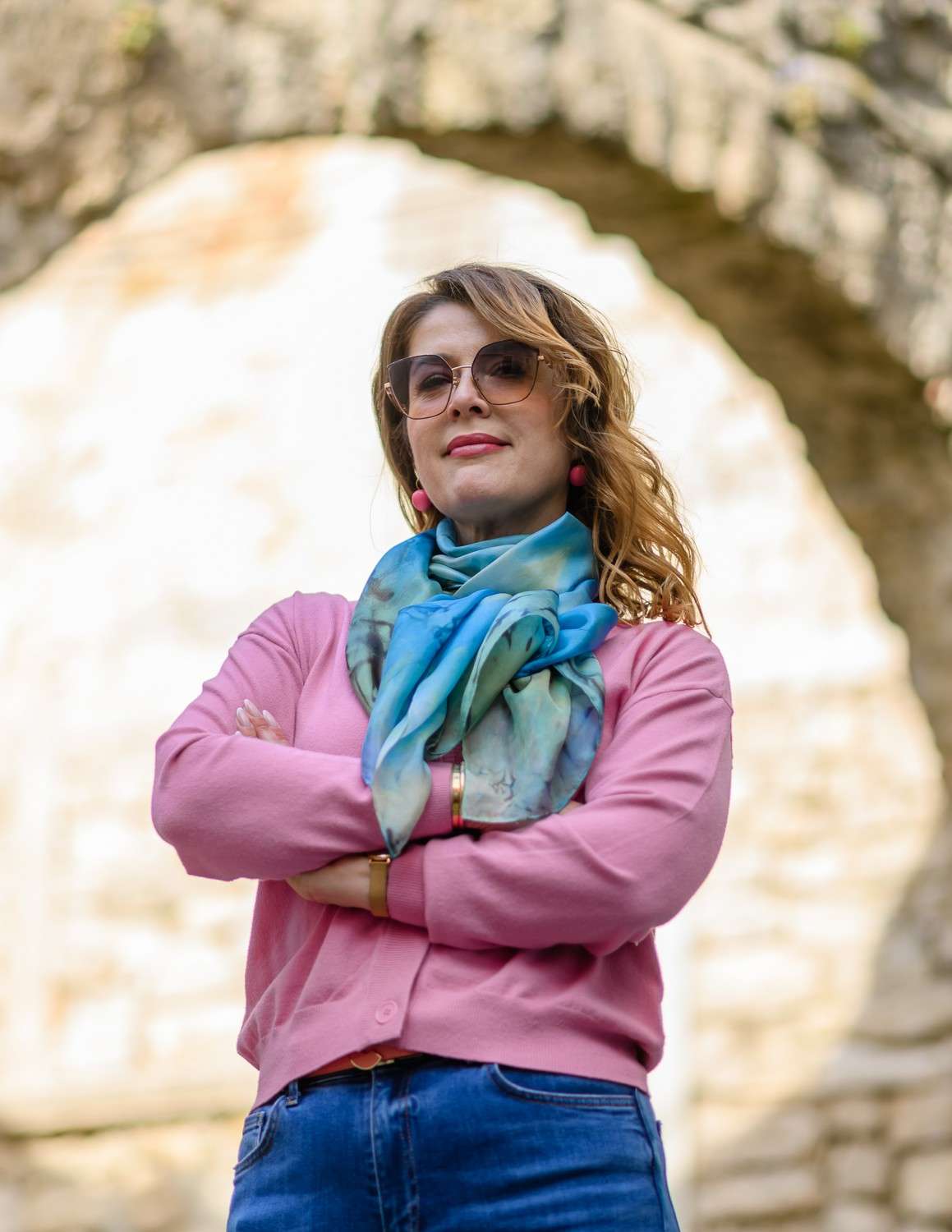 NJEŽNA STRAST <br> Unikatni Svileni Šal