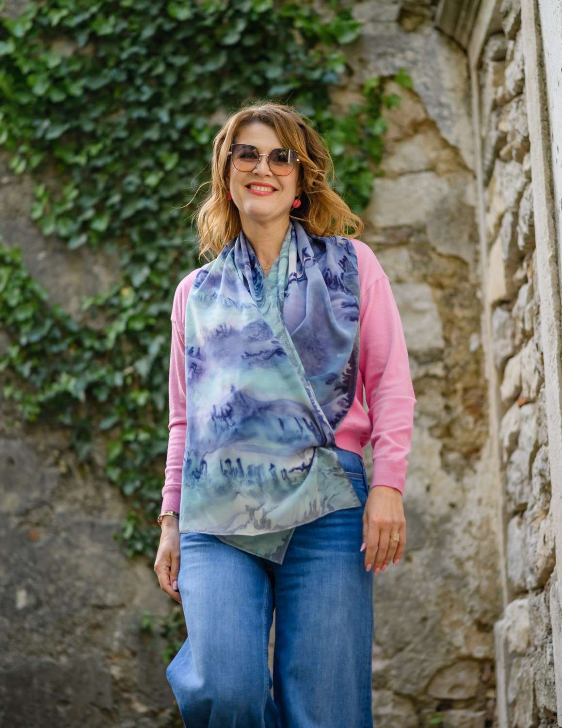 SILENT POWER <br> Unique Silk Shawls - Image 3