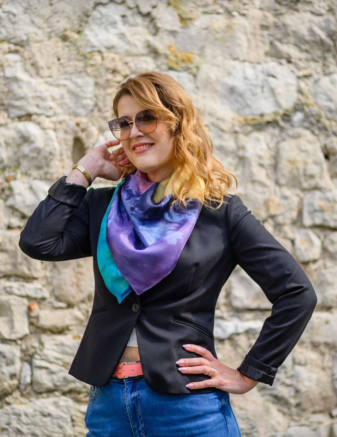 GARDEN OF PARADISE <br>  Unique Silk Shawls