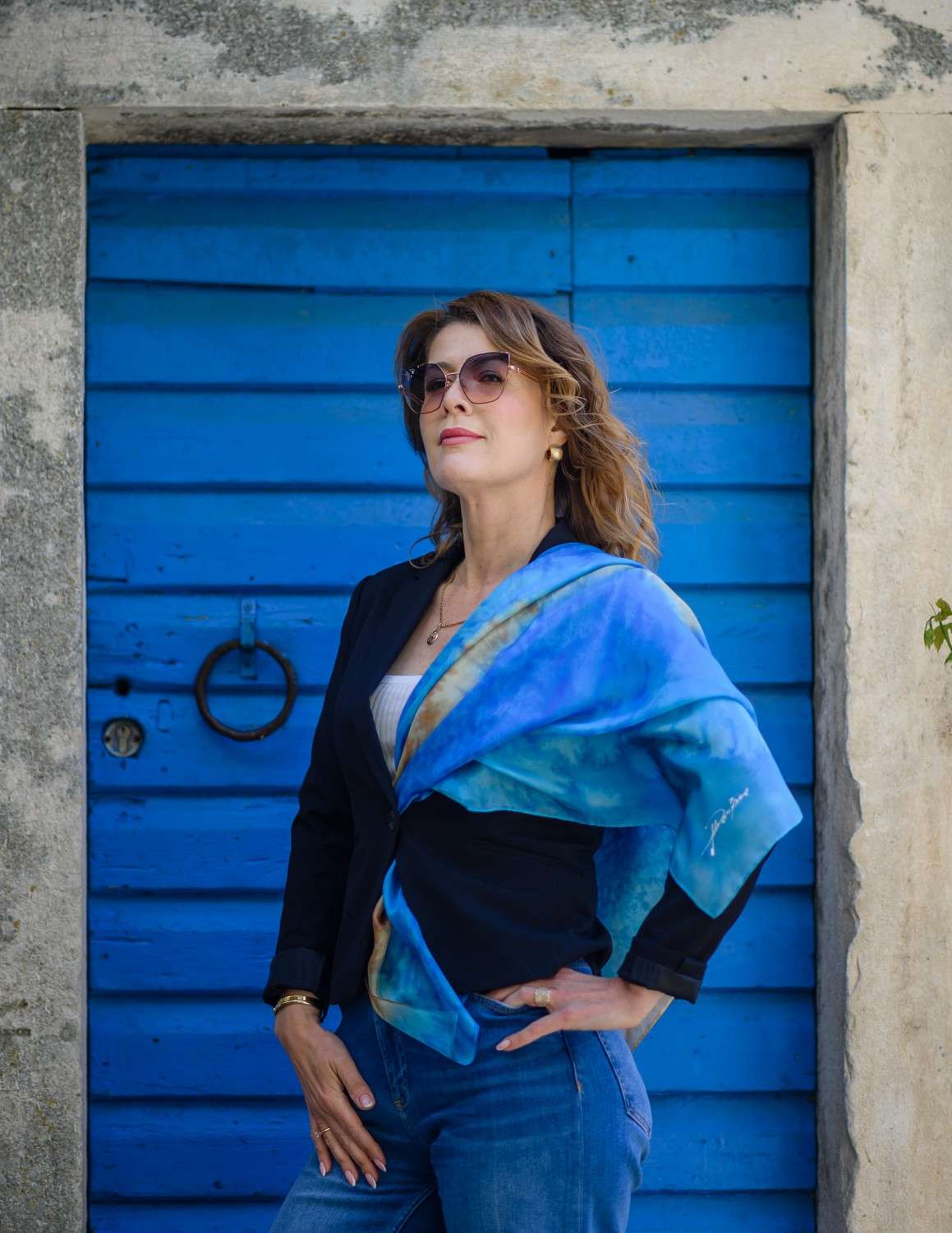 SILENCE OF ENDLESSNESS <br>  Unique Silk Shawls