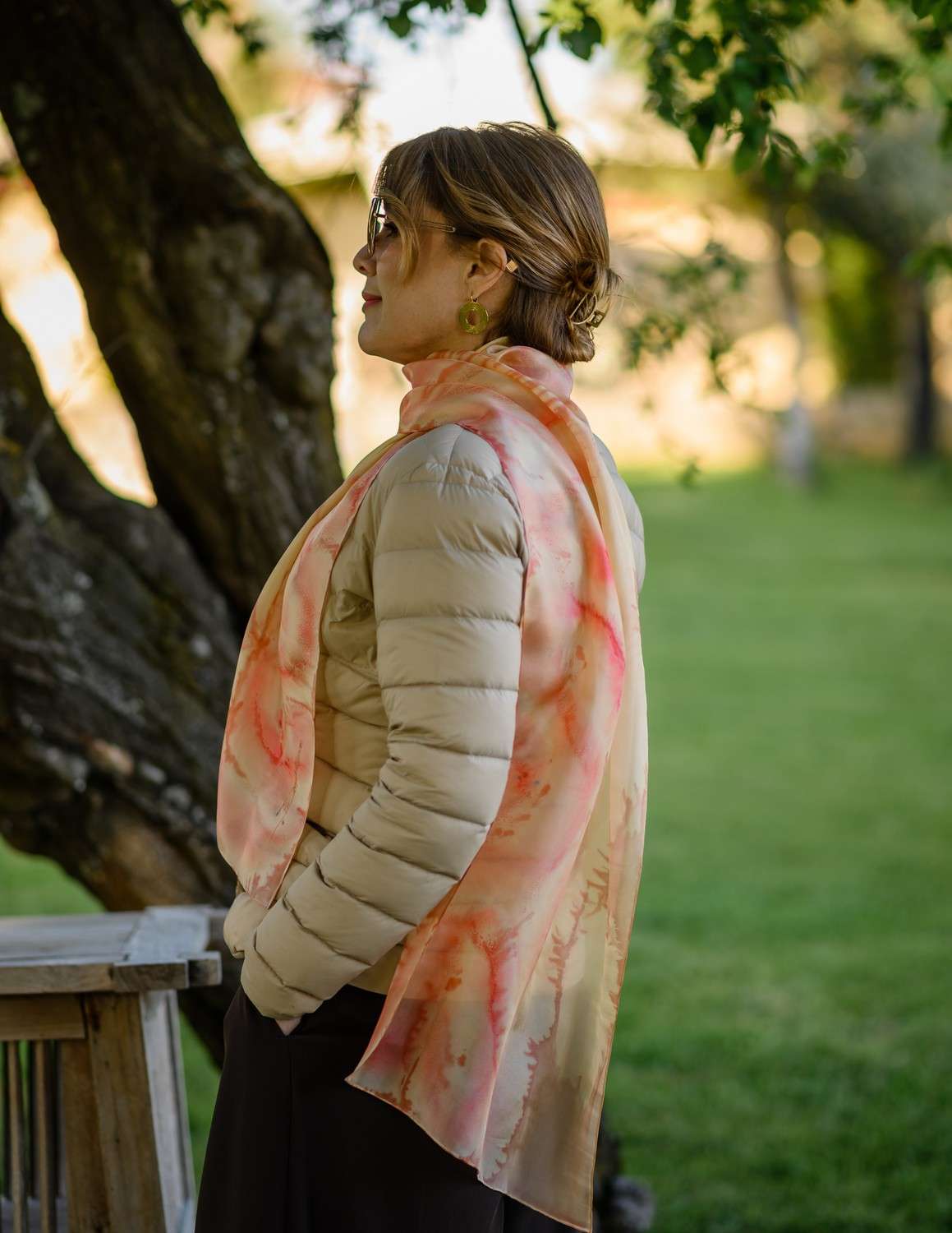 Unique Silk Scarf <br> CUTENESS - Image 3