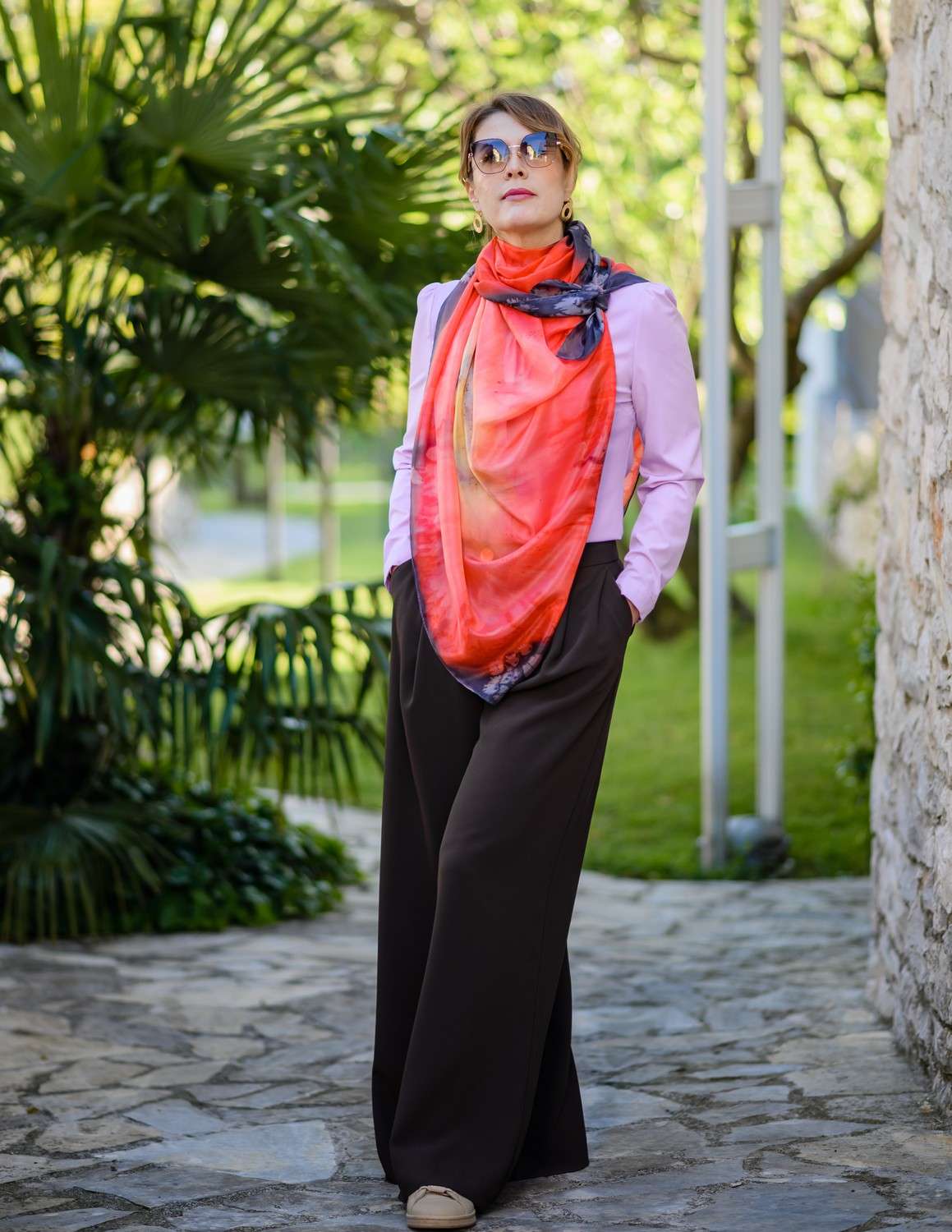 Unique Silk Scarf <br> POETICALITY