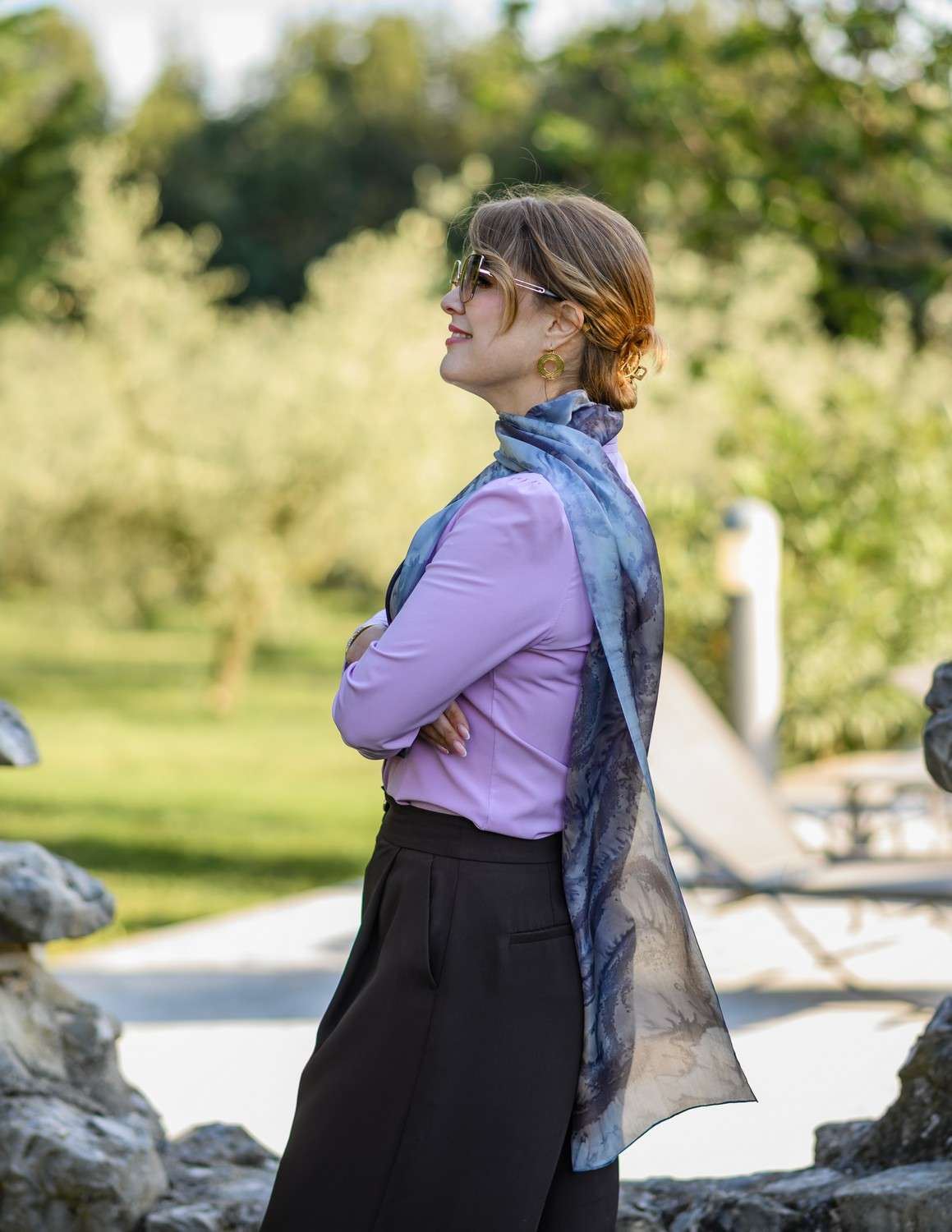 Unique Silk Scarf <br> PRIDE - Image 4