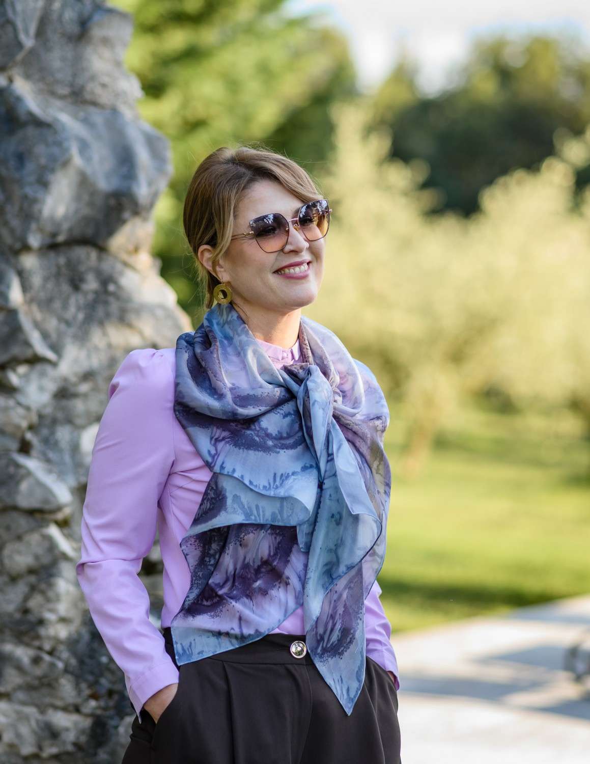 Unique Silk Scarf <br> PRIDE