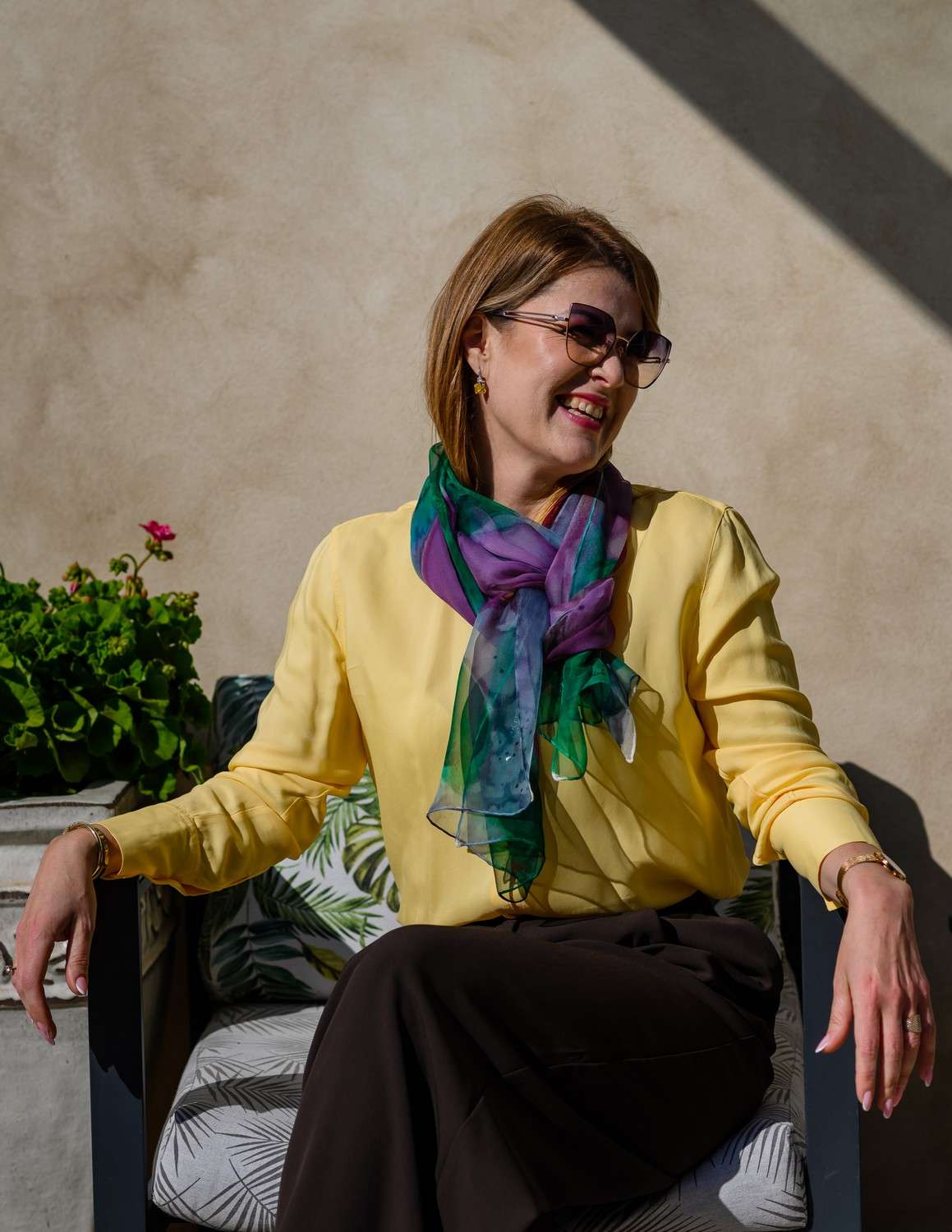 Unique Silk Scarf <br> JOLLITY